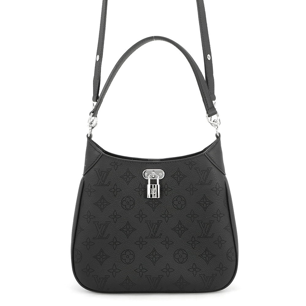 Louis Vuitton Monogram Mahina All Around Shoulder Bag black